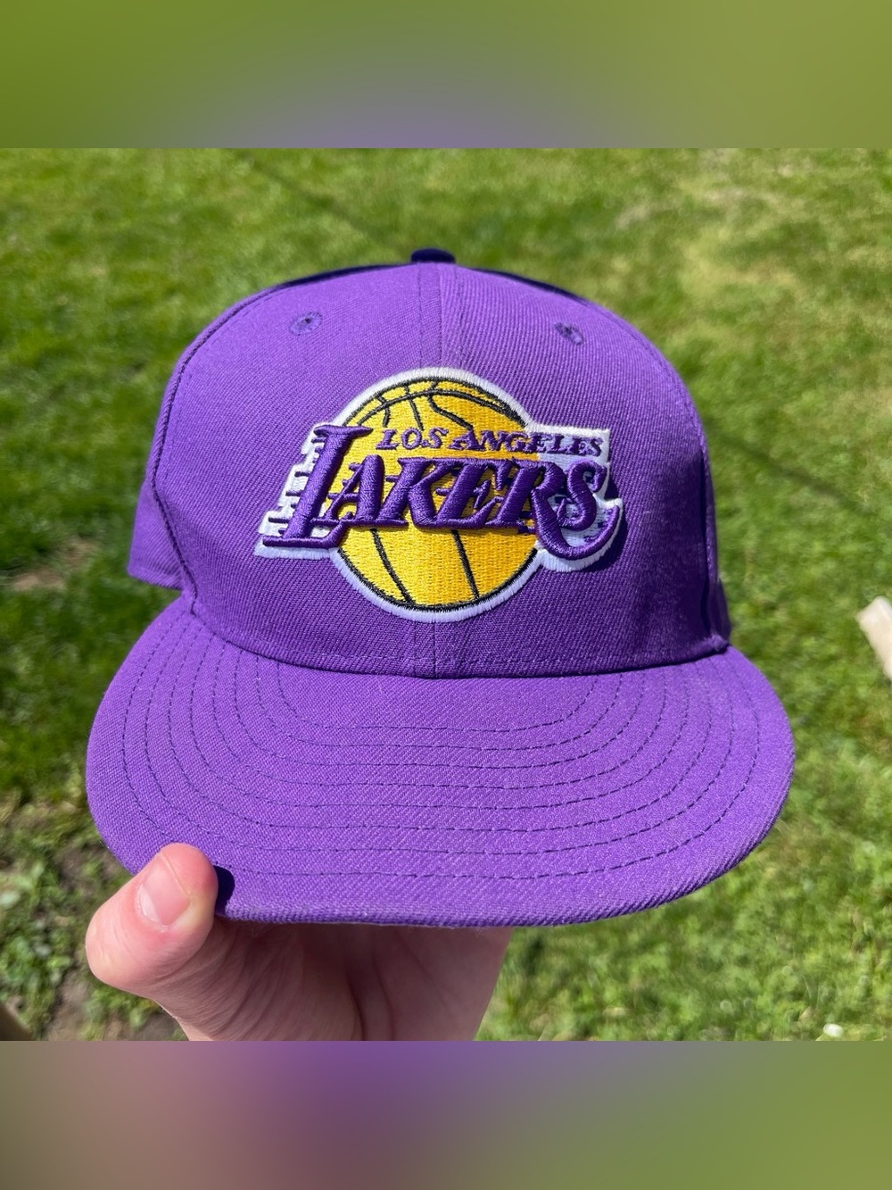 Los Angeles Lakers Purple Snapback Hat